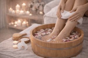 Foot reflexology massage treatment in Kissimmee spa