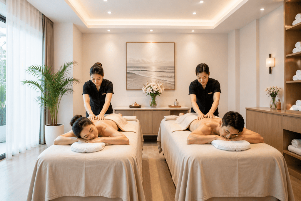 Luxury couples massage room near Disney in Kissimmee Florida